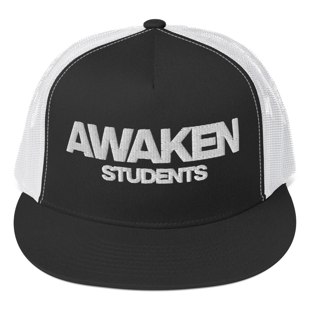 Awaken | Awaken Students Embroidered FlatBill Hat | Built for the Next Generation