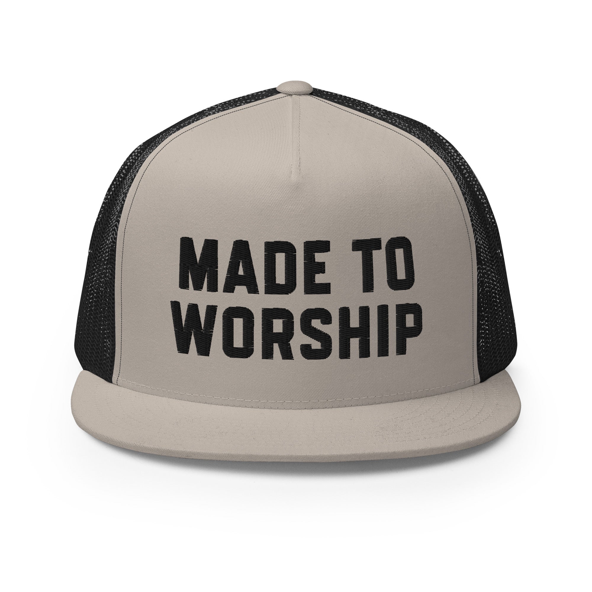 Awaken | “Made to Worship” | Embroidered FlatBill Hat | Created to Praise