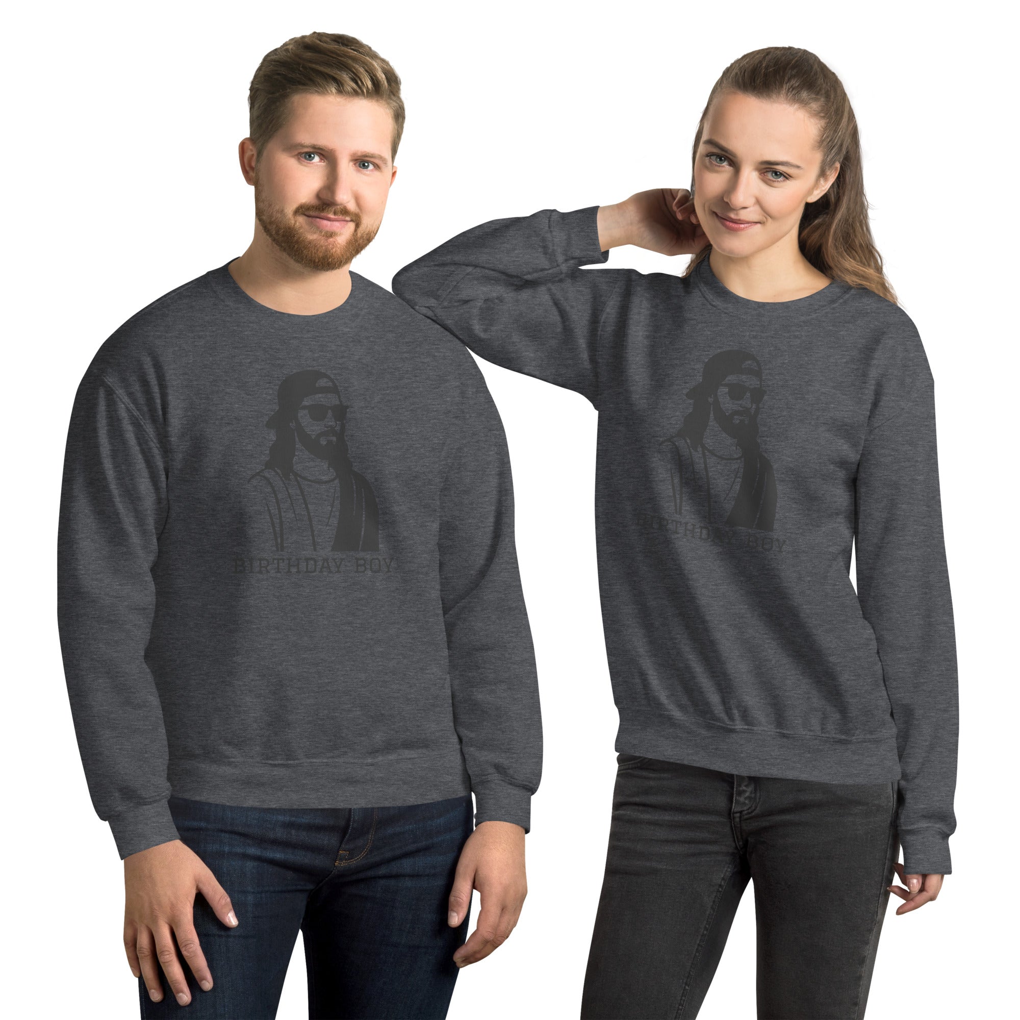 Birthday Boy Jesus Crewneck Sweatshirt | Christian Holiday Wear