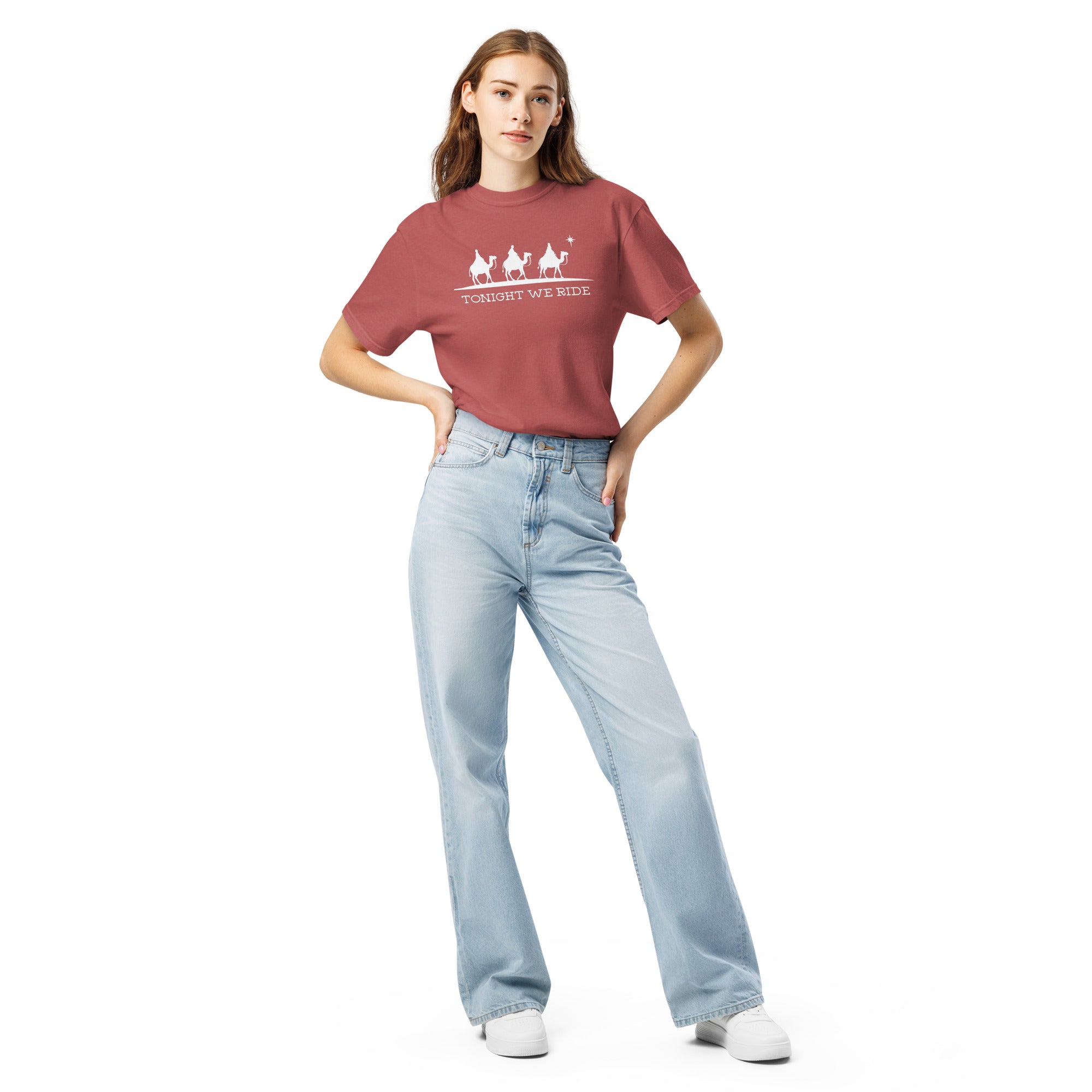 Comfort Colors | Tonight We Ride Wise Men T-Shirt | Faith-Based Holiday Shirt