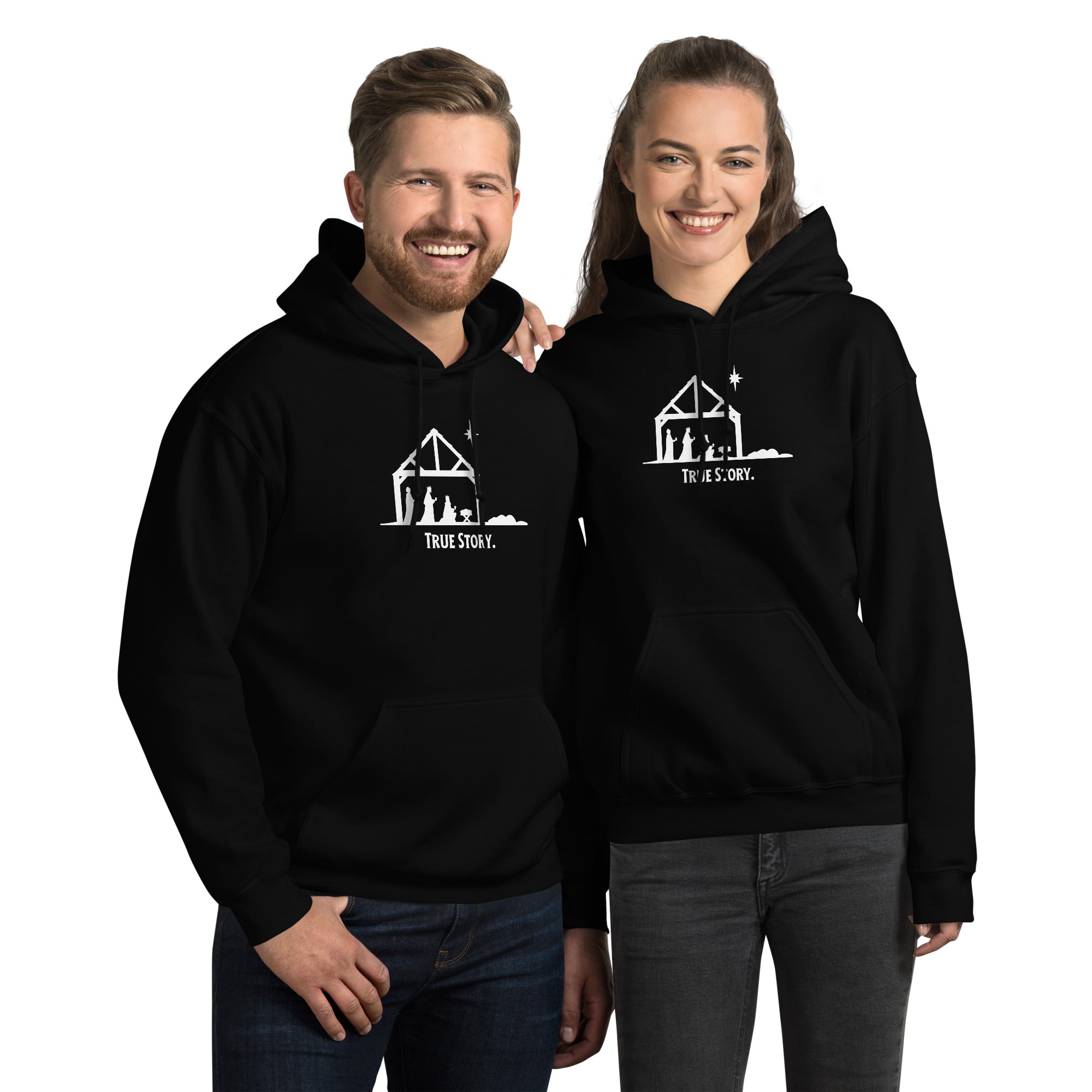 True Story Nativity Hoodie | Christian Christmas Sweatshirt