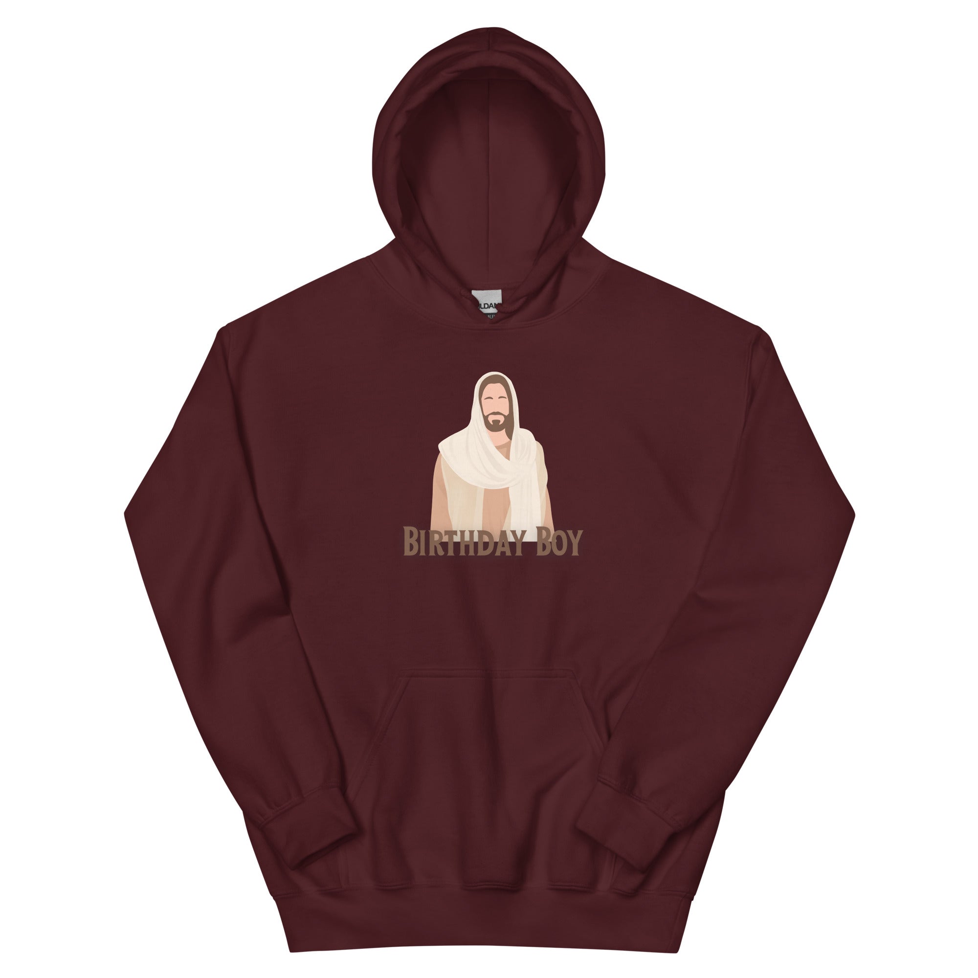 Birthday Boy Jesus Image Hoodie | Christian Holiday Sweatshirt