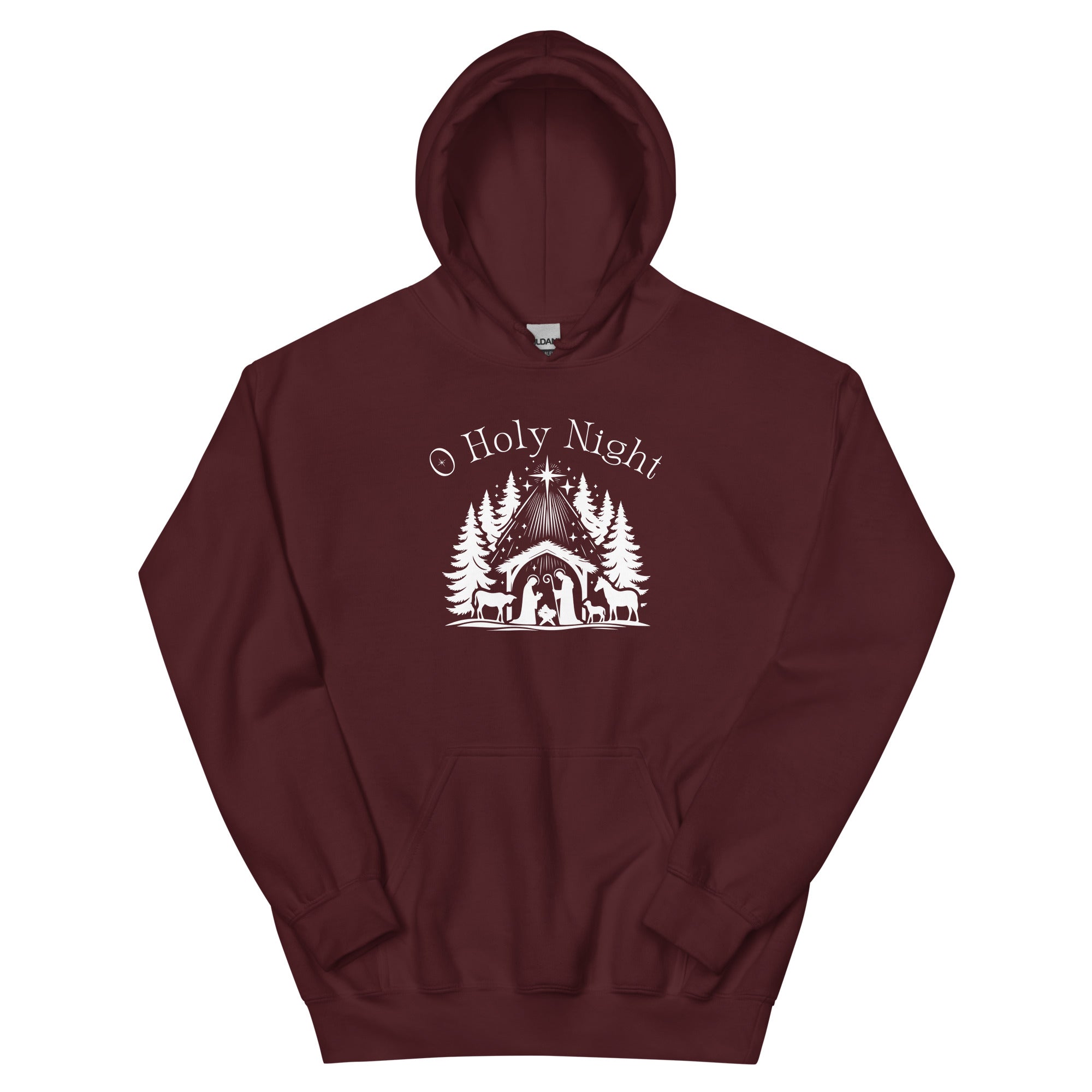 O Holy Night Nativity Hoodie | Christian Holiday Sweatshirt