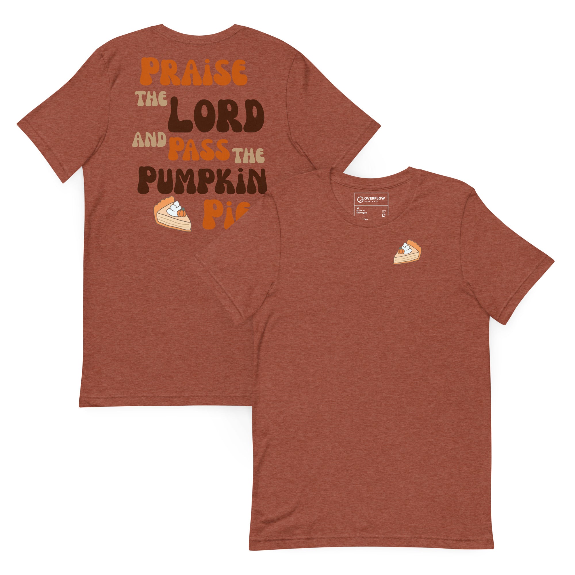 Praise the Lord & Pass the Pumpkin Pie | Fall Christian Shirt